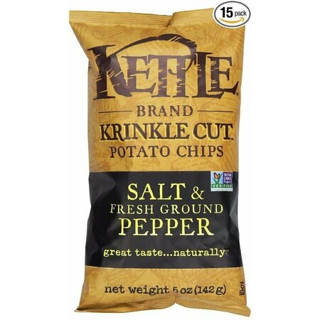 KETTLE BRAND KRINKLE CHIPS, SALT&FR PP 00201855